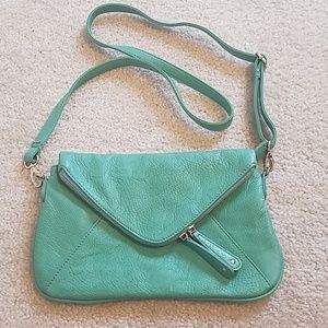 Green Kimchi Blue Crossbody Bag